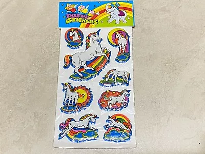 Unicorn 1980’s Puffy Stickers Vintage Very Rare • $6