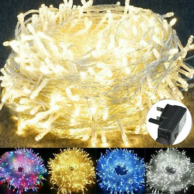 £4.39 • Buy Christmas Indoor Fairy String Lights 200-1000 LED Xmas Tree Outdoor Decorations