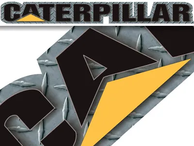 Caterpillar Decal Sticker - Diamond Plate - Windshield Window Tailgate Toolbox • $32.40