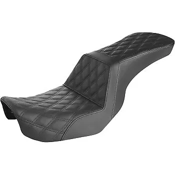 Saddlemen Black Lattice Stitch Step Up Seat For 06-17 FXD Dyna • $469