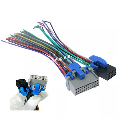 Factory Reverse Radio Stereo Wiring Harness Adapter For 2000-up GM Installtion • $13.29