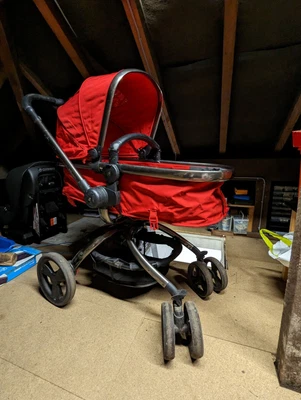 £80 • Buy Mothercare Orb Travel System + Maxi Cosi Car Seat + Car Seat Base