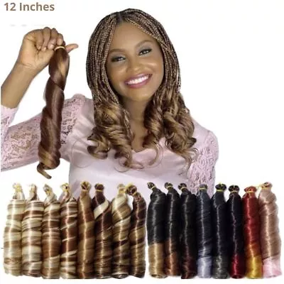 £7.99 • Buy 12  French Curly Braiding Hair 150g Curls Silky Synthetic Extension
