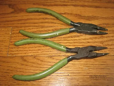 Vintage Lot Of 2 Bell System  Utica Electrician Pliers • $14.95