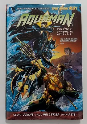 Aquaman Throne Of Atlantis Vol. 3 Hc Graphic Novel Book Art By Ivan Reis New • $7.74