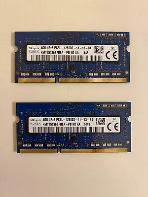 SK Hynix 8GB (4GB*2) PC3L-12800S (DDR3-1600) Laptop Ram Combination Set • $15