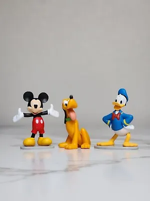 Lot Of 3 Disney Mickey Mouse Clubhouse Action Figures Donald Duck Pluto • $12