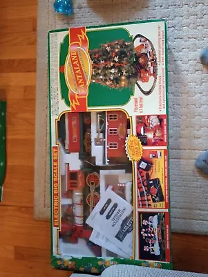 Used Santaland  Electric Train Set  With Animation And Lights - Rare 1998 • $200