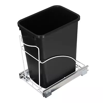Pull-Out Trash Can Kitchen Sliding Waste Bin W/ Single/Double 35 Quart Trash Bin • $39.58