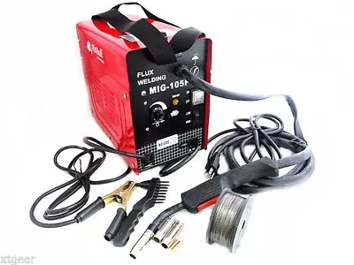 Auto Wire Feed 120 Amp Mig Flux Welding Machine Mig Welder No Gas Weld 110V • $139.99