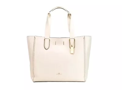 Coach Derby Tote Bag Chalk Cream Leather Handbag Purse • $79.95