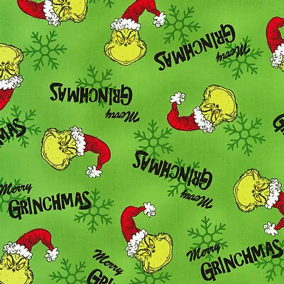 £8.75 • Buy How The Grinch Stole Christmas - Fabric Material