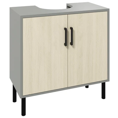 £40.99 • Buy Kleankin Bathroom Sink Cabinet, Under Sink Basin Storage Cupboard With Shelf
