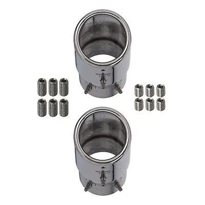 NEW 2011-2015 VW Volkskwagen Jetta MK6 SEDAN Rear CHROME Dual Exhaust Tips OEM • $97.46