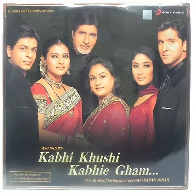 Kabhi Khushi Kabhie Gham Vinyl LP Record Bollywood Rare Hindi Film Indian Mint • $349