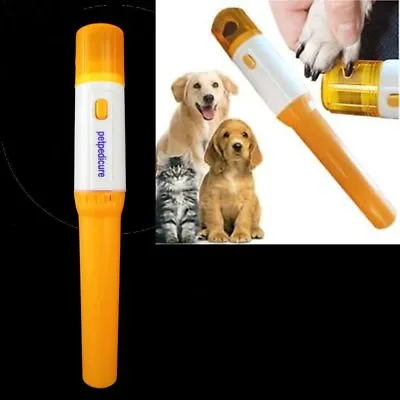 New Pet Pedicure Professional Dog Cat Nail Grinder Trim Clipper Nail Groomer • $9.99