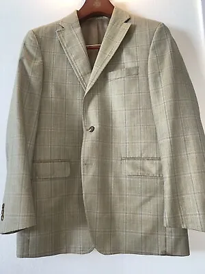 J Press Wool/silk Olive Plaid Sport Coat 42R MiCanada • $120