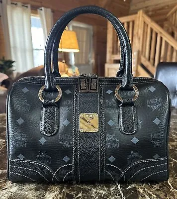 Authentic MCM Vintage Bag Size 10“  Speedy 25/Leather/Black • $189