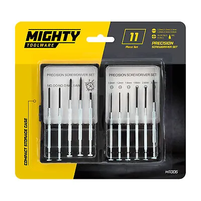 11pc Precision Small Screwdriver Set For Phone Watch Laptop Mobile Glasses Clock • £2.99