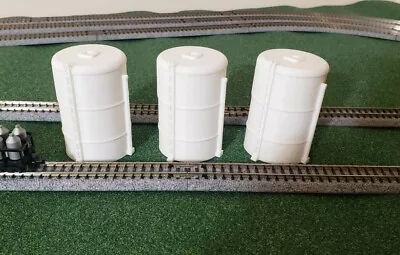 N Scale 1/160 3 Pack Oil/Storage Tanks 3d Printed For Layout FREE SHIPPING  • $15.99