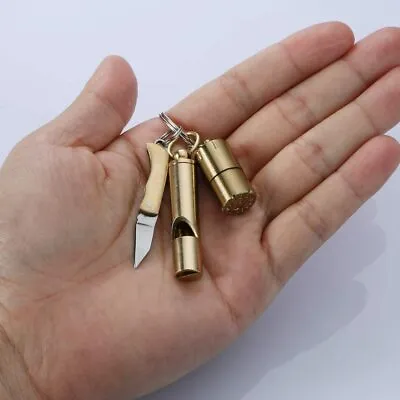 Field Emergency Self-Help Survival Tool Kit: Mini Lighter+ Knife+ Whistle Gifts • $20.67
