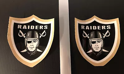 Las Vegas Raiders / Oakland Raiders Full Size Football Helmet Decals 20mil 3M ! • $14.95