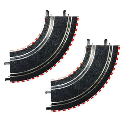 SCX Compact 1:43 Slot Car Racing (2-Pack) Standard Curve Track SCX70090 • $14.99