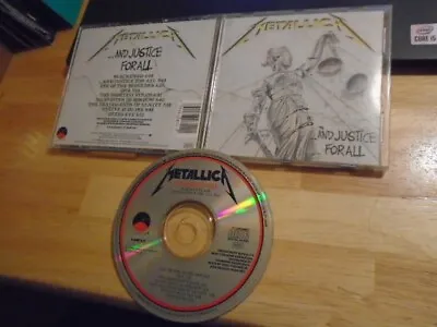 1989 U.S. PRESS Metallica CD ...And Justice For All Metal ONE Shortest Straw ! • $9.99