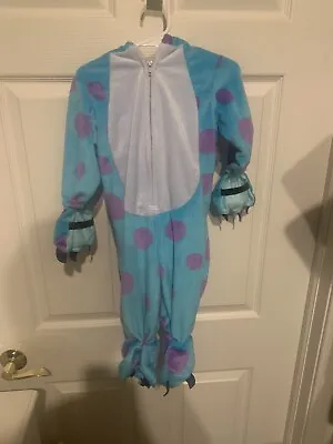 Disney Pixar Monsters Inc. Sulley Costume Baby Size 9-12 Months Hooded • $39.99