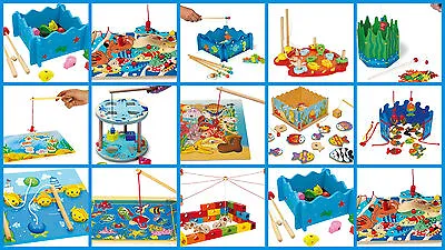 £6.99 • Buy Fishing Game Magnetic Rods Fish Toy Children Kids Sea World Catch The Fish Game