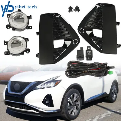 For 2019-2023 Murano Bumper LED Fog Lights Lamps W/ Switch Kits Left&Right Side • $62.06