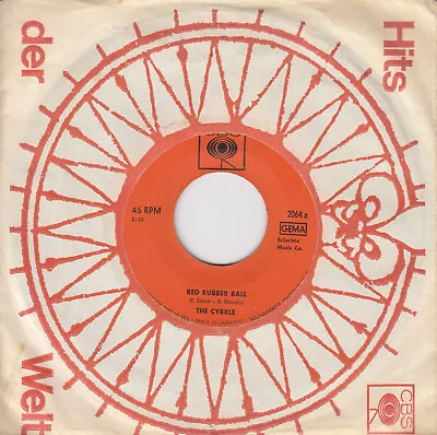 The Cyrkle - Red Rubber Ball / How Can I Leave Her - Deutsche Cbs 1966 • £1.71