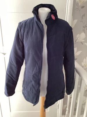 £6.50 • Buy Sherwood Forest Navy Blue Reversible Jacket Size 14