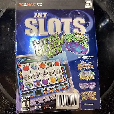 IGT Slots: Little Green Men (Windows/Mac 2008) - New / Sealed Free Shipping • $13.50