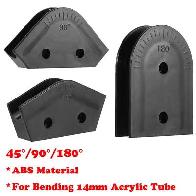 3Pcs/Set 14mm Hard Rigid Tube Bender Mould Tool Kit 45/90/180 Degree Bending SU • $21.95