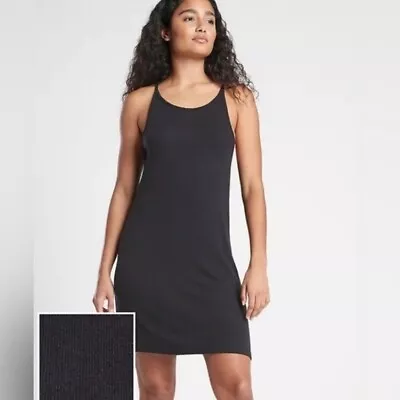 New Athleta XS Well Rested Black Mini Sleep Dress • $9.99