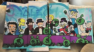 Alec Monopoly Graffiti Art Canvas Print Incomplete Set Modern Wall Decor Bundle • $34.99