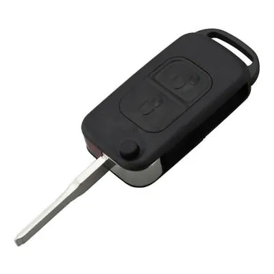 Car Key Flip Folding Shell Remote Key Fob Case Cover 2 Button For Mercedes Benz • $8.99