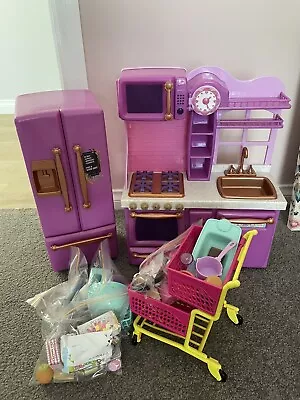 Our Generation OG 18inch Doll Kitchen Horse Wardrobe 24 Sets Ex Condition $1000 • $300