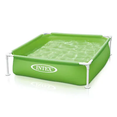Intex 48x12 Inch Mini Framed Beginner Outdoor Kiddie Swimming Pool Color Varies • $37.99