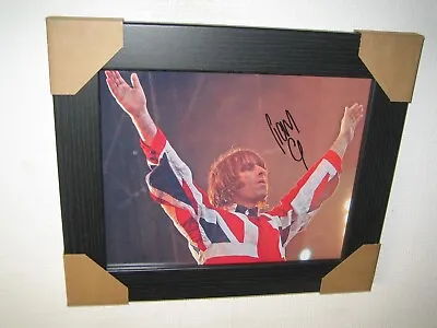 Liam Gallagher ; Hand Signed Photograph (8x10) Framed With CoA • £89