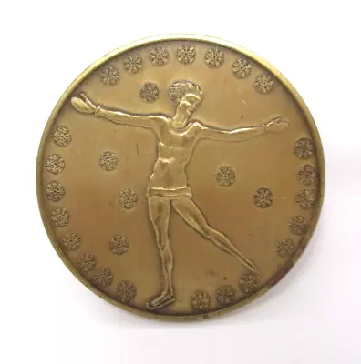 Vintage Olympic 1980 Coin Medal Volkswanderung 2 Inch • $99