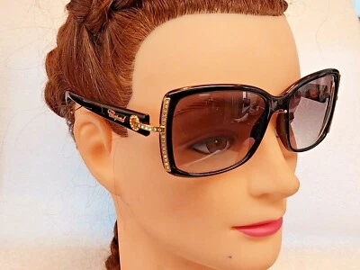 £139.43 • Buy Chopard Sunglasses *2 Sch 126s 57-17 Black Italy Rare*