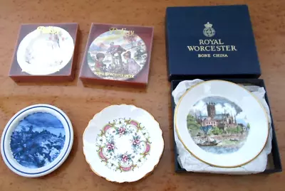 £2.49 • Buy JOB LOT TRINKET PIN DISHES Royal Worcester  Spode Windsor Palissy Delft 3 Boxed
