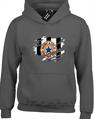 Retro Football Kit 6 Hoody Hoodie Newcastle Classic Retro 90's United Fan Gift • £16.99