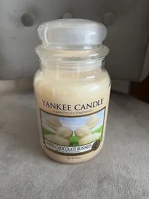 Yankee Candle Large Jar White Chocolate Bunnies VHTF • £30