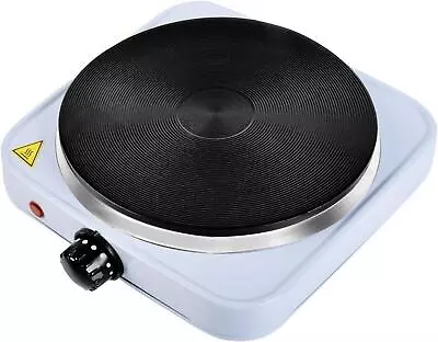 Hot Plate Electric Cooker Single Portable Table Top Kitchen Hob Stove 1000W • £12.99