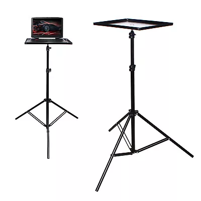 Height Adjustable Projector/Laptop Floor Stand Tall Projector Tripod 69-190cm UK • £27.26