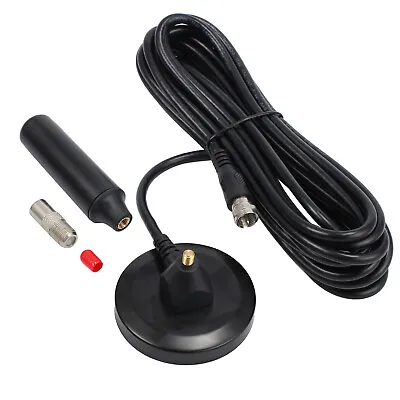 Digital Mag Mount Antenna For HGV TV DVB T/DAB Magnetic Amplified Aerial Indoor • £16.95