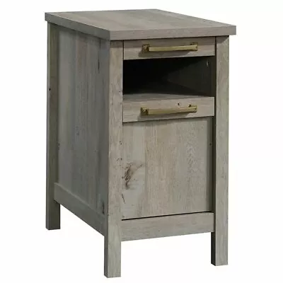 Sauder Cannery Bridge Engineered Wood 1-Drawer End Table In Mystic Oak • $141.99